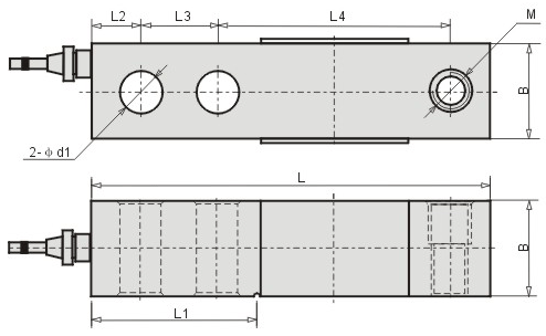 Single Beam Type Load Cell 100kg 500kg 1000kg 2000kg 5000kg 10000kg