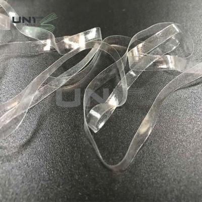 Waterproof a faixa elástica transparente do mobilon dos acessórios dos vestuários de TPU feita do material de Japão