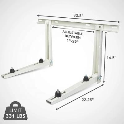 Capacity 200Lbs Window Ac Holder Heavy Duty Air Conditioner Bracket