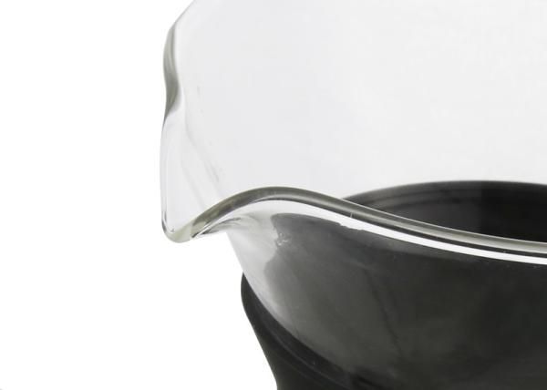 Transparent Glass Drip Coffee Pot / Coffee Maker Glass Pot With Silicone Band