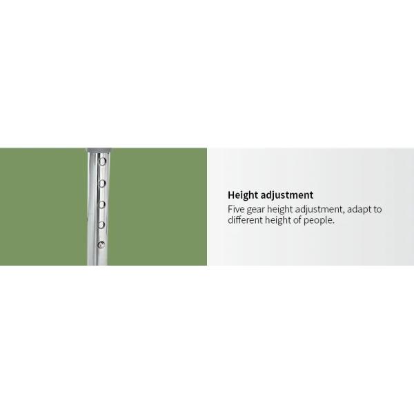 Chaise de toilette en acier inoxydable réglable pour les adultes