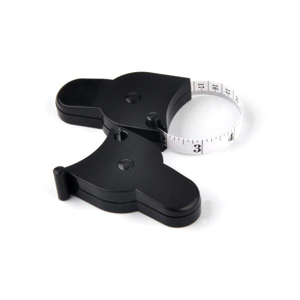 60 pouces de ruban métrique escamotable noir de corps pour des enthousiastes de forme physique