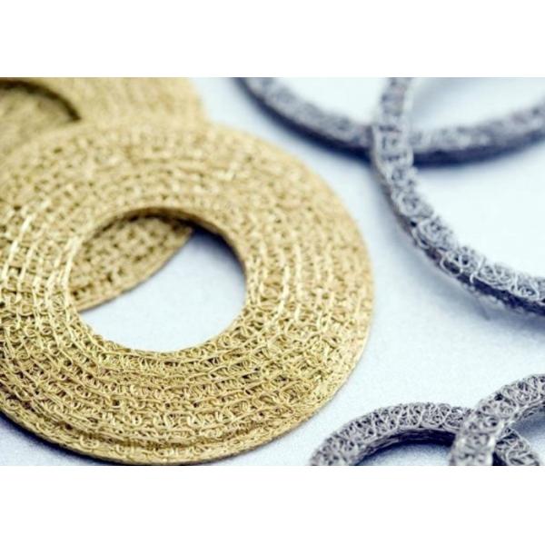 0.08mm Wire Diameter Brass Knitted Mesh for Fine Filtration in Fuel and Hydraulic Systems Customizable for Various Applications
