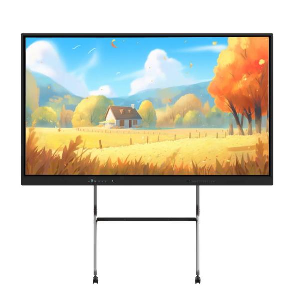 Интерактивный 4K Ultra HD LCD Smart Board Windows OS 10/11 Pro Стенномонтируемое закаленное стекло Встроенные динамики