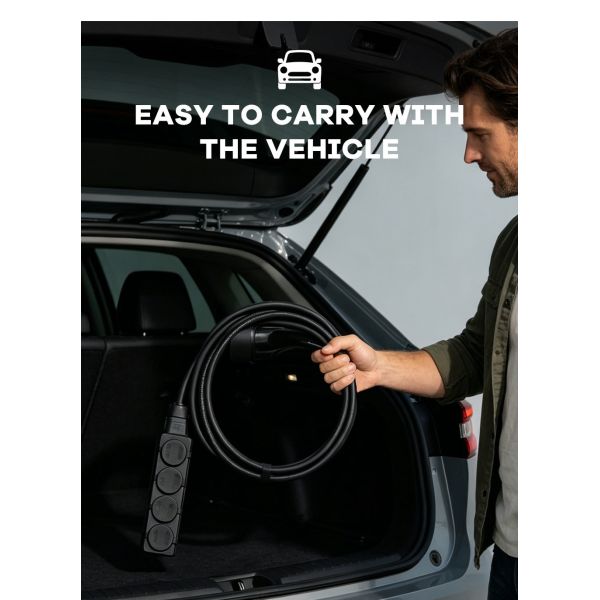 Vehicle To Load Socket 3.5kW V2L Adapter Type 2 EV Discharge Plug