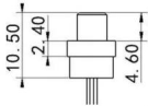 9 Pin High Density Micro Rectangular Electrical Connector J30J-9TJL For Electronic Connection