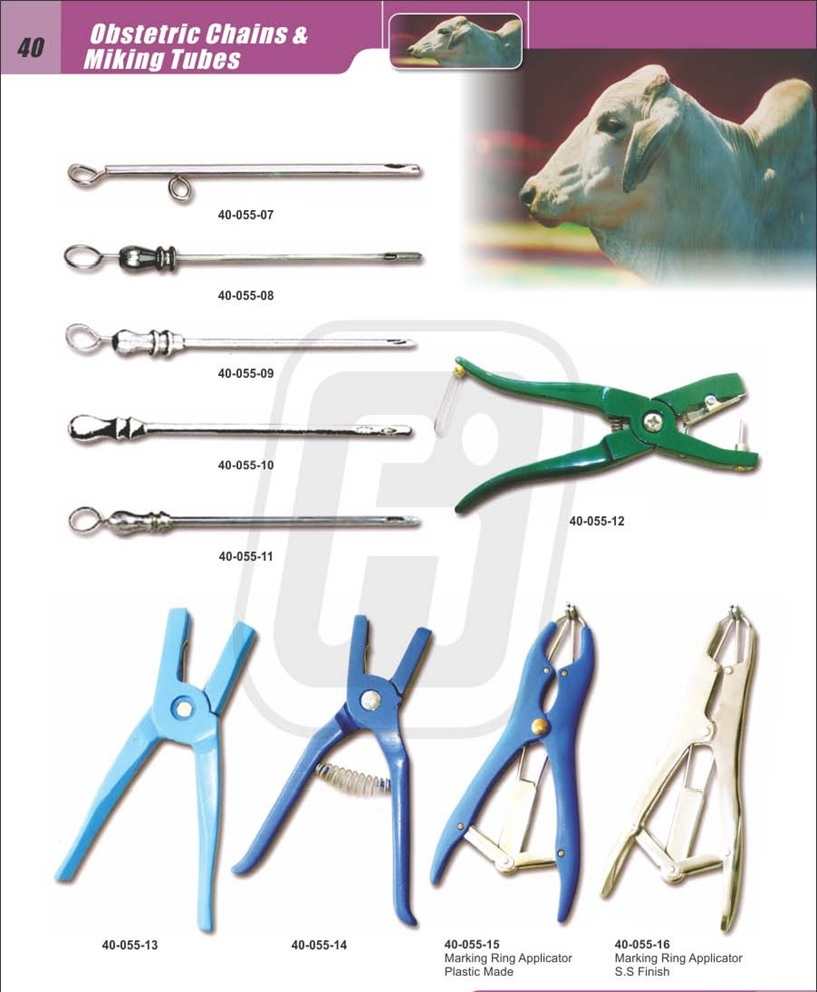 Stainless steel spreader pliers for piglet tail docking clamps, bloodless castration clamps for cattle and sheep