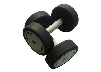 Weight Lfiting Rubber Dumbbells Rolling Prevent Durable Rust Proof High Safety