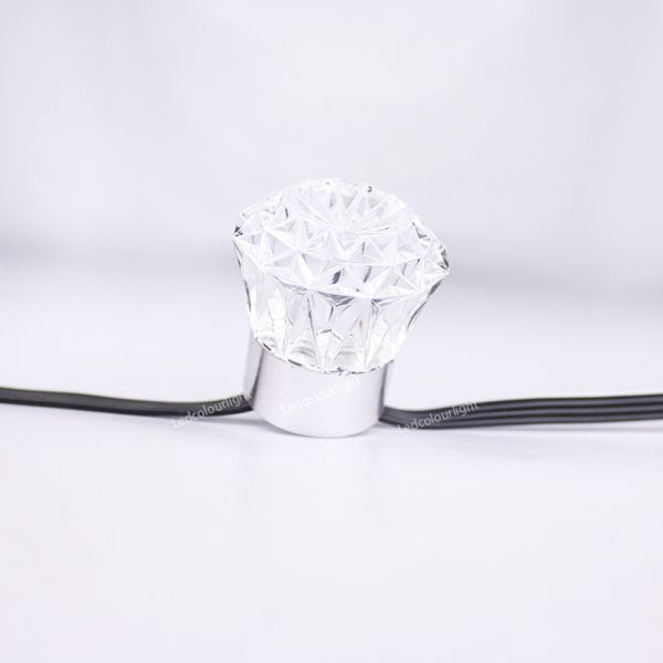 IP65 D40mm DMX SPI Control RGB LED Crystal Lights for Nightclub Shop Decoration