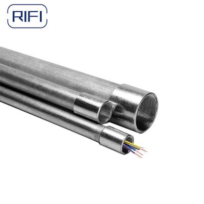 UL conduto rígido e tubo galvanizado conduto rígido galvanizado DIP quente tubo rígido galvanizado