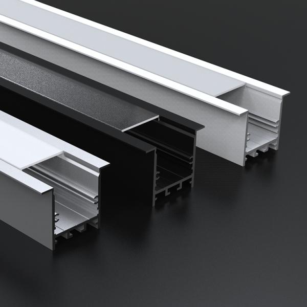 Industrial Waterproof Recessed LED Profiles 6063 Aluminum Alloy Material