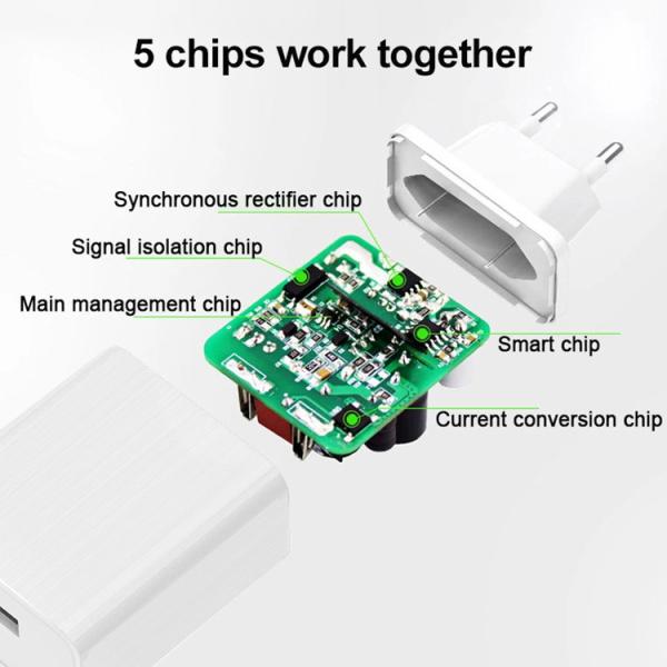 QC3.0 USB Wall Chargers 18W 12 Volt Fast Charger 1.5A