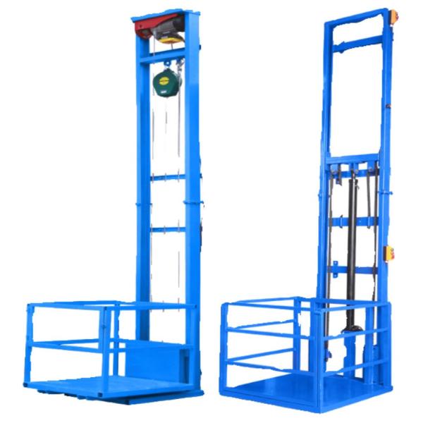 500kg Simple Cargo Lift Elevator 3m Home Lift Tables For Goods Person