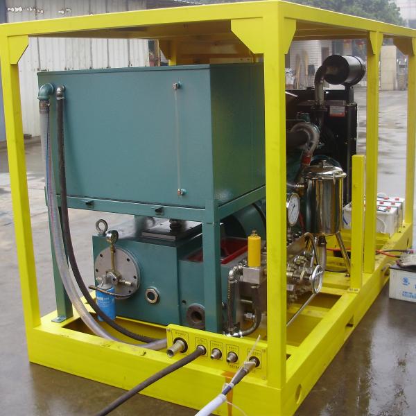 90kw 620bar Water Blaster High Pressure Hydro Blaster For Old Paintings Remove