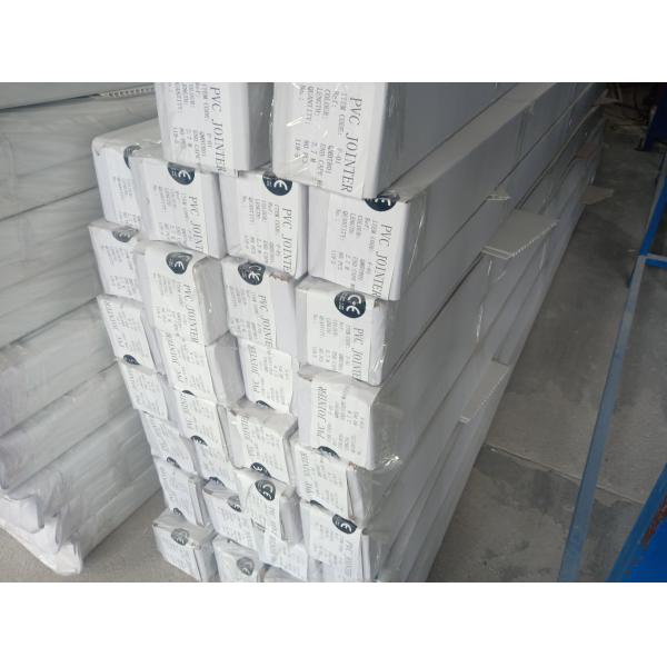 PVC Corner Jointer Plastic Top For Panels White Color Mouldings