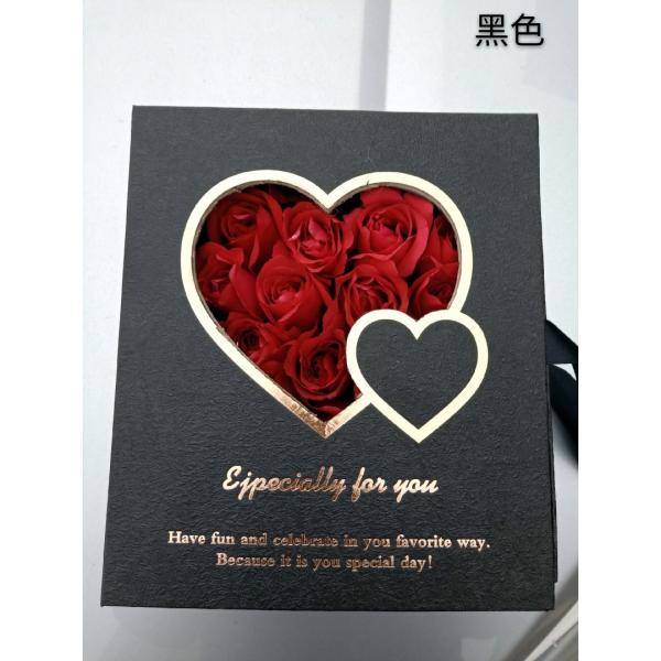 Friendly Recyclable Magnetic Flip Cover Flower Box Fancy Packaging Box Printing