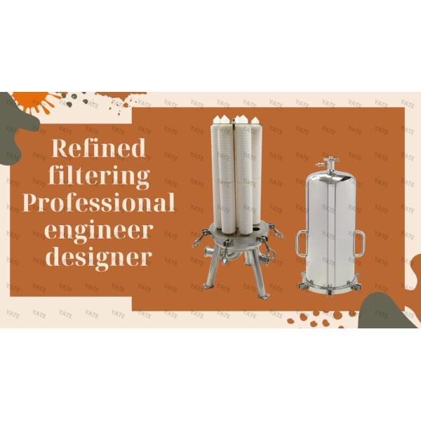 Нержавеющая сталь корпуса фильтра патрона 316 Ss пищевая промышленность 0,1 микронов