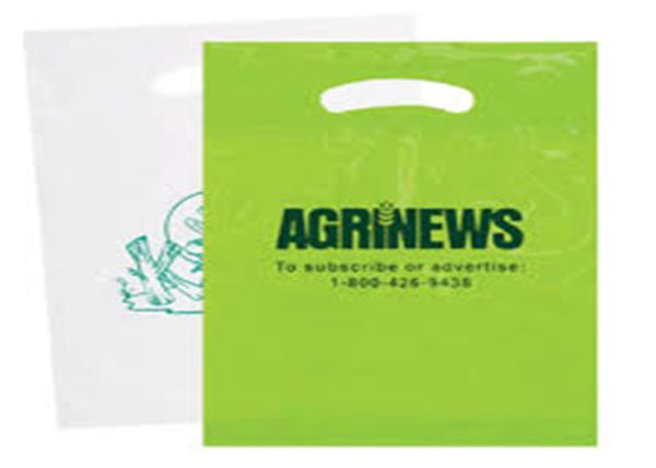 D-Cut Handle Eco Friendly Food Packaging , OEM Plastic Biodegradable Shopping Bags