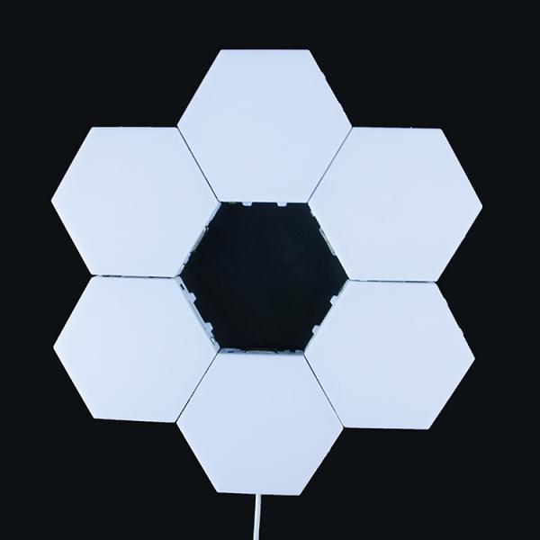 Luz Quântica Lâmpadas Hexagonais Lâmpadas Magnéticas de Noite com 50 combinações criativas