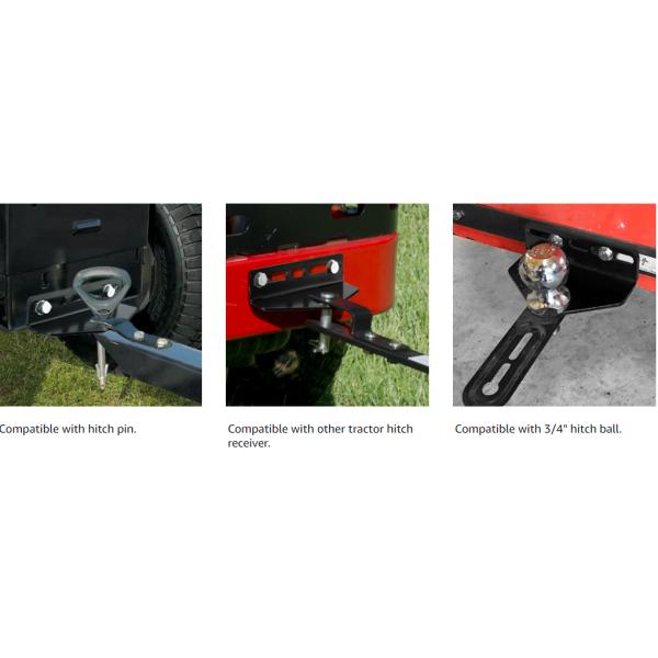 Углеродистая сталь тяжёлая универсальная нулевая поворачивающаяся газонокосилка трейлер прицеп адаптер бракетный приемник