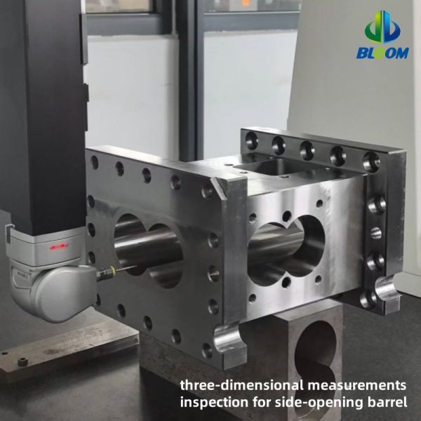 Plastic Compounding with Superior Heat Exchange in Extruder High Strength Twin Screw Barrel