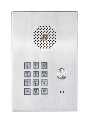 Safety SIP Call Box With Metal Keypad , Rugged SIP Door Phone For Clean Room