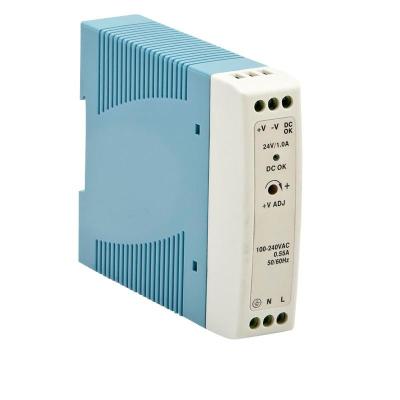 Single output DIN rail power supply 20W 12V 1.67A MDR-20-12