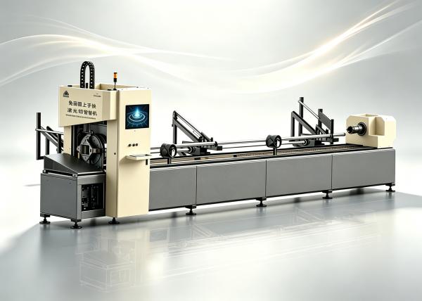 Q12Y Intelligent Metal Tube Laser Cutting Machine For Round Tube Fabrication In Fitness Equipment Industry