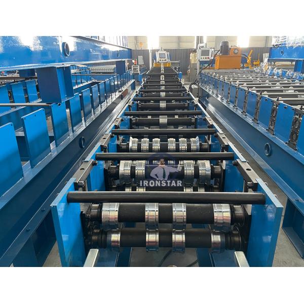 Touch Screen PLC Automatic Valley Tray & Ridge Cap Roll Forming Machine Metal Roof Capping Profile Making Equipment