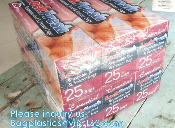 Zipper Mini lock Bags Slider lock Bags, Resealable Zipper Jumbo Size QUART ZIPPER FREEZER BAG