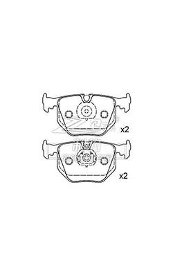 BMW X5/740 Ceramic Bmw X5 Front Brake Pads D683 , 34216761250