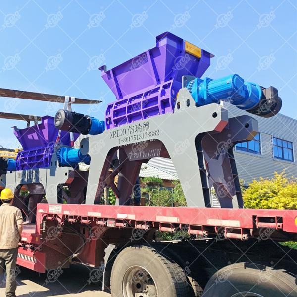 Xrido Aluminum Shredder Machine for Metal Plastic Wood Recycling