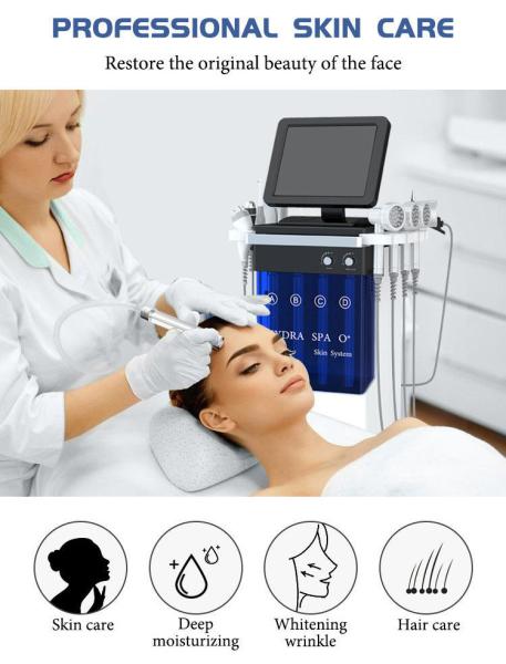Face Lifting 12 In 1 Hydrafacial Microdermabrasion Machine Aqua Peel Exfoliator