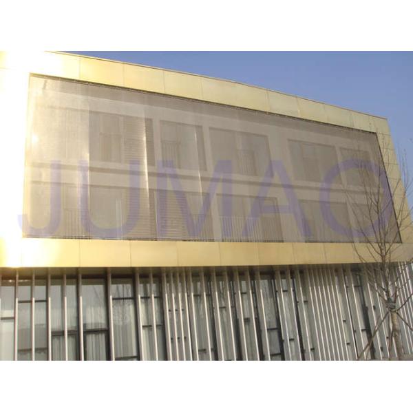 Interior Flat / Bright Woven Wire Mesh , Security Stainless Steel Wire Mesh
