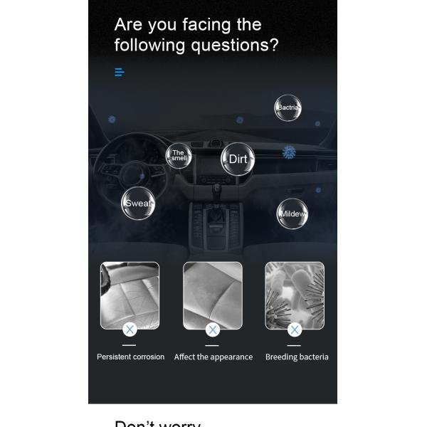 600g Car Interior Care Kit Leather Protection Cream Nourisher Deodorizer