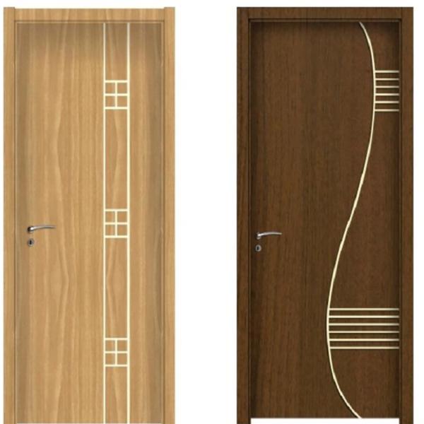 70mm Largura Últimos Desenhos Imagens Painel Sala Interior UPVC PVC Porta de Casamento