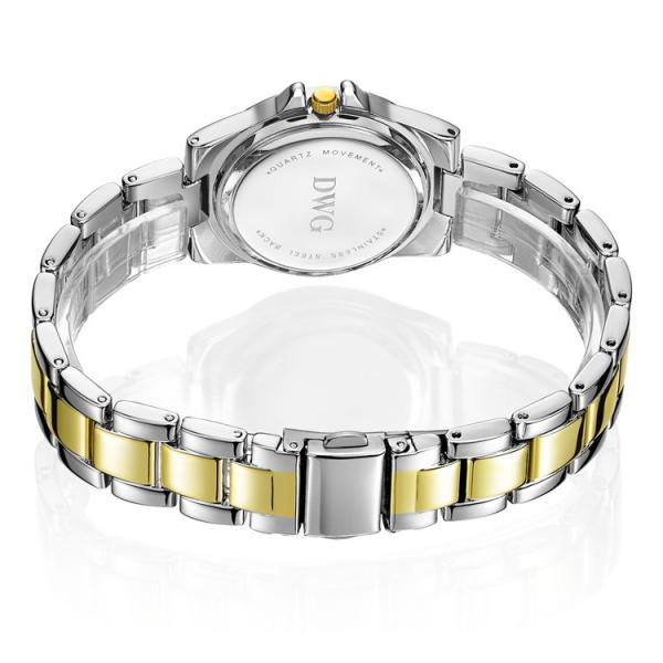 Ladies Watches Design Womens Alloy Fashion Crystal Glass Gold Plated Watch