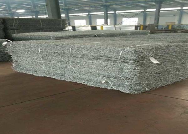 Système de clôture en gabions H2m antirouille pour la protection des digues