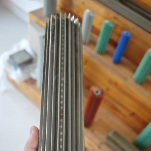 DELLOK 効率 鋼のフィンチューブ 12FPI ミニピンのピンの高さ 10mm アルミ管