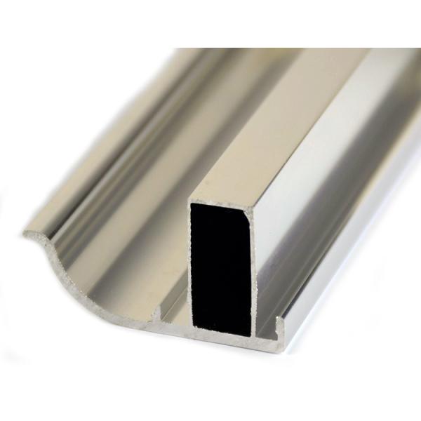 Polished 6063 T5 6m Side Frame Wardrobe Aluminium Profile