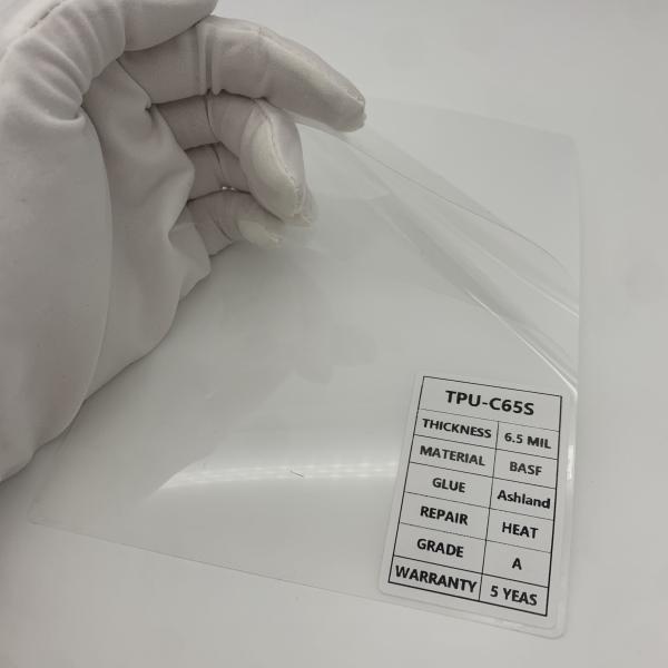 Heat Resistant 6.5mil PPF Car Film Self Adhesive Long Lasting IR Proof