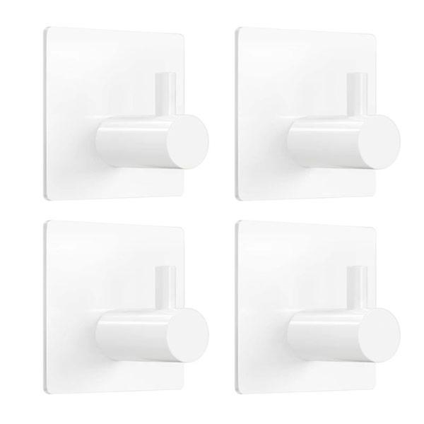 Adhesive Heavy Duty Waterproof Bathroom Shower Wall Towel Hooks Stainless Steel Kitchen Self Adhesive Sticky Hooks