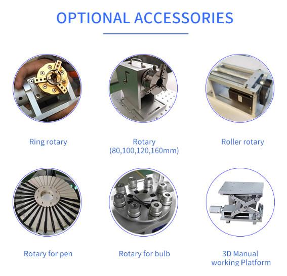 JPT Raycus Fiber Laser Marking Machine 3D Laser Engraving 20W 30W 50W For Jewelry
