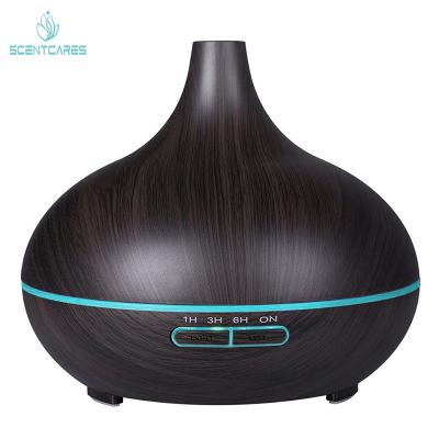 300ML humidificador fresco puro de madeira da névoa da grão 20ML/h