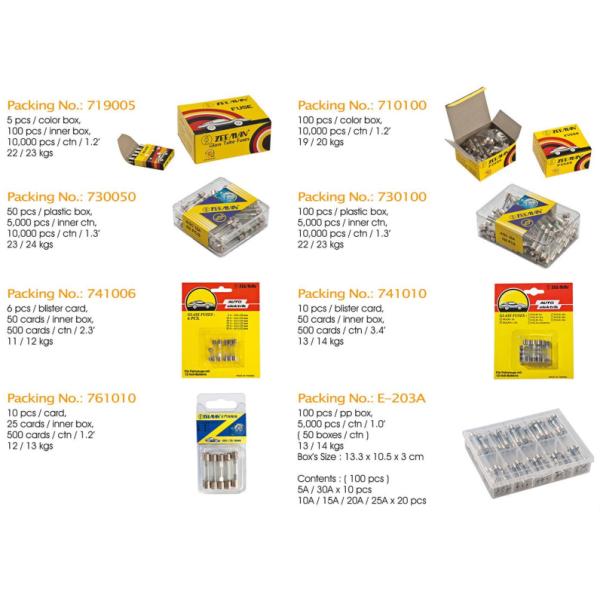 Fast Acting AGX 8AG 6x25mm AGC 3AG 6x30mm Glass Cartridge Automotive Fuse 1-30A 32 Volt For Car Aftermarket Kit