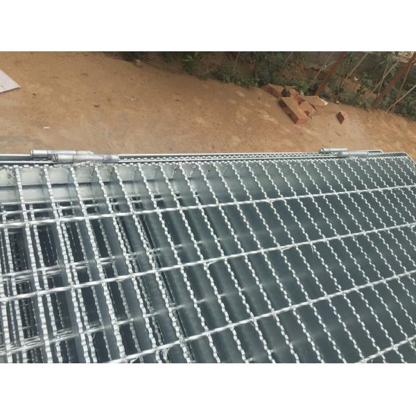 Гальванизированное Серратед стальное гратинг анти- выскальзывание сварило стальной цвет серебра/черноты