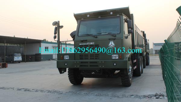 Caminhão basculante da mineração de HOWO WD615.47 6x4 com HW19712 transmissão ZZ3257N3847A