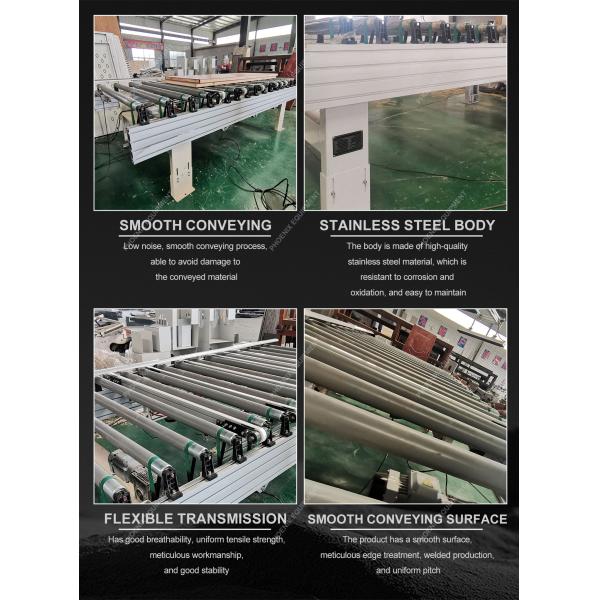 Multi Roller Conveyor for Wooden Door Assembly Line Easy to Operate Length 3000mm