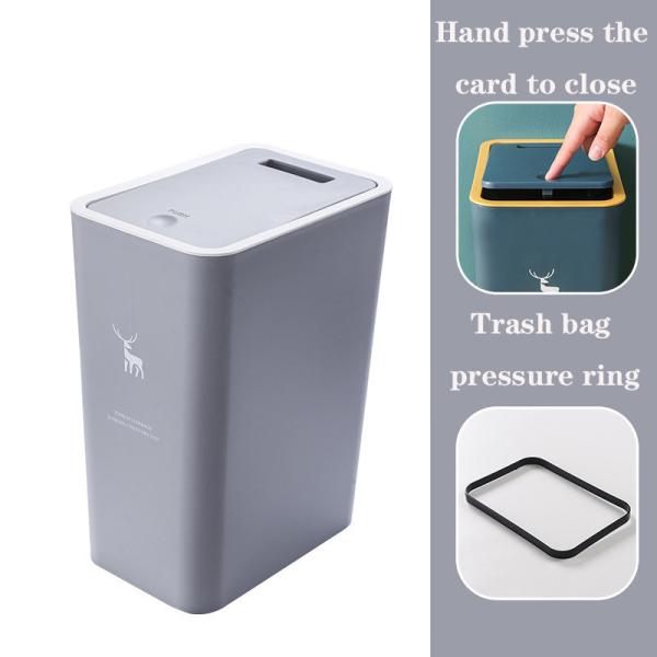 Slot Preferred Manufacturers Spot Rectangular Narrow Household Plastic Trash Can