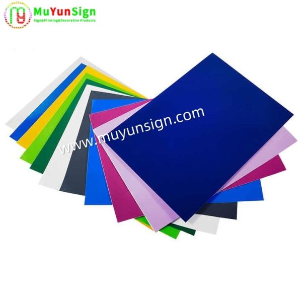 Glossy / Matte Surface Self Adhesive Vinyl For Cutting Vibrant Hues Decorative Film